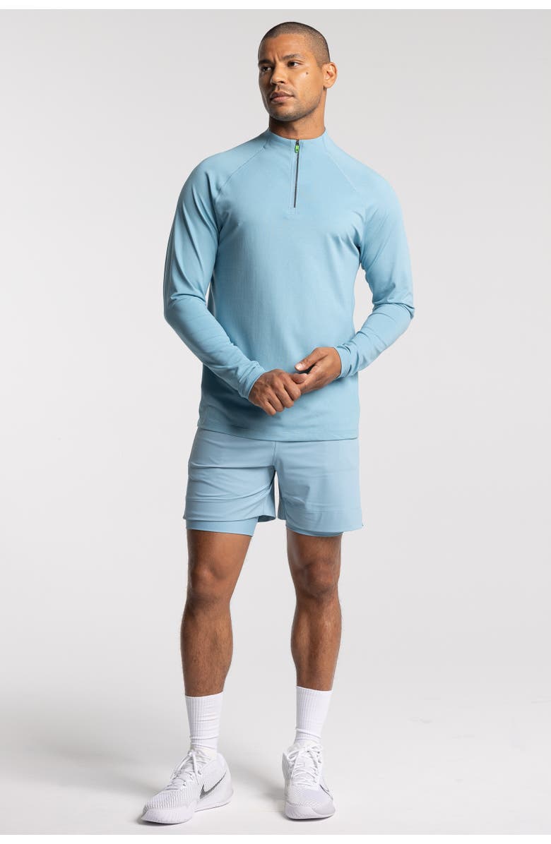 AVI Drive Pickleball Quarter Zip, Main, color, Glacier