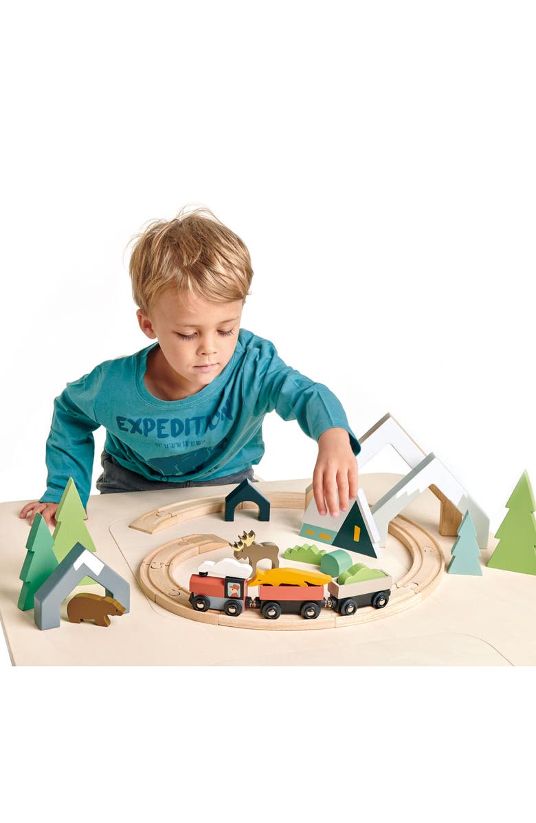 Tender Leaf Toys Treetops Train Set, Alternate, color, Multi