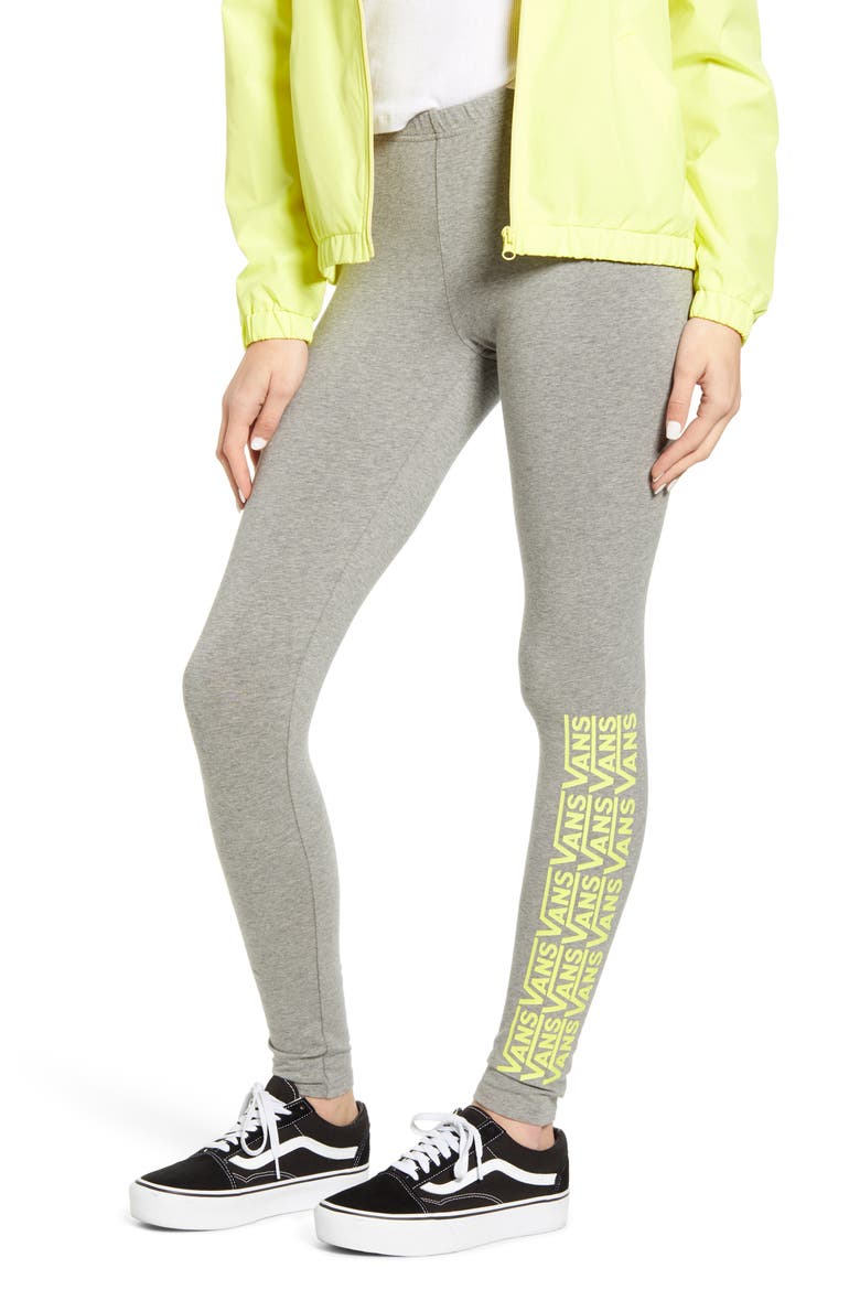 Chalkboard Fair Well Leggings, Main, color, GREY HEATHER