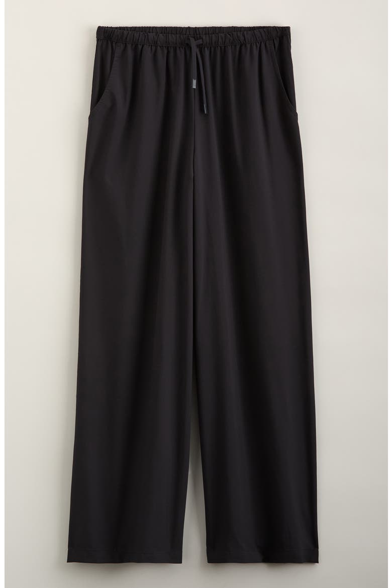 Kids' Airy Wide Leg Pants, Main, color, BLACK
