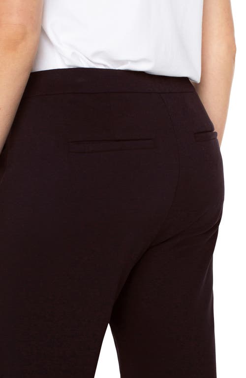 Liverpool Los Angeles Kayla Wide Leg Pull-on Trousers In Brown