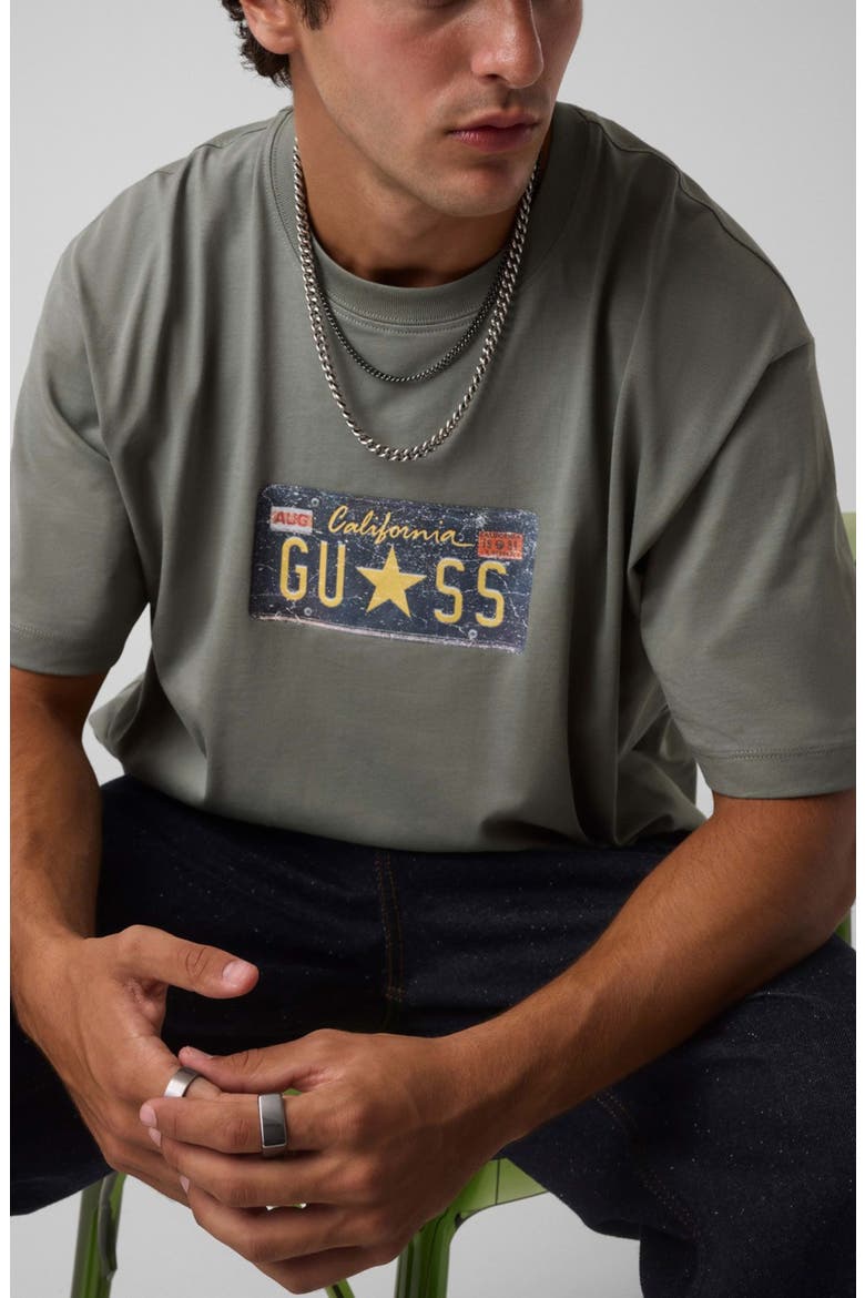 License Plate Graphic Oversized T-Shirt, Alternate, color, G8DT-DARK