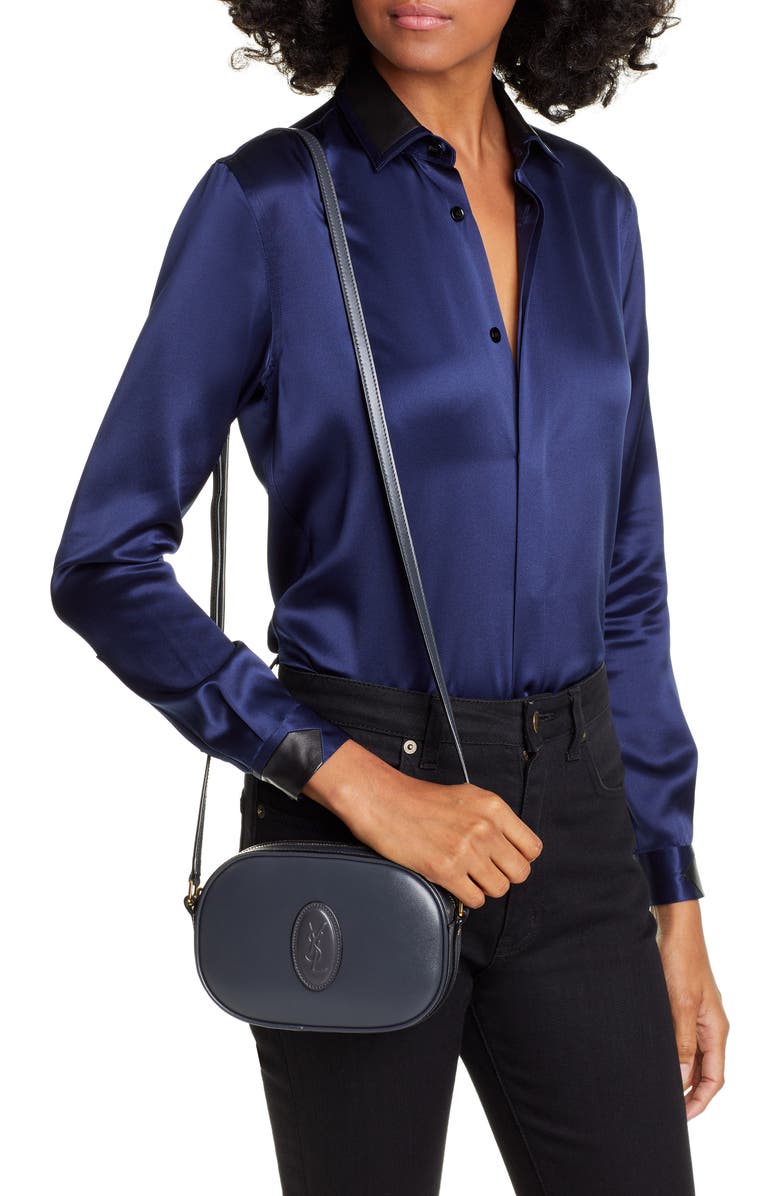 Saint Laurent Le 61 Leather Camera Bag, Alternate, color,