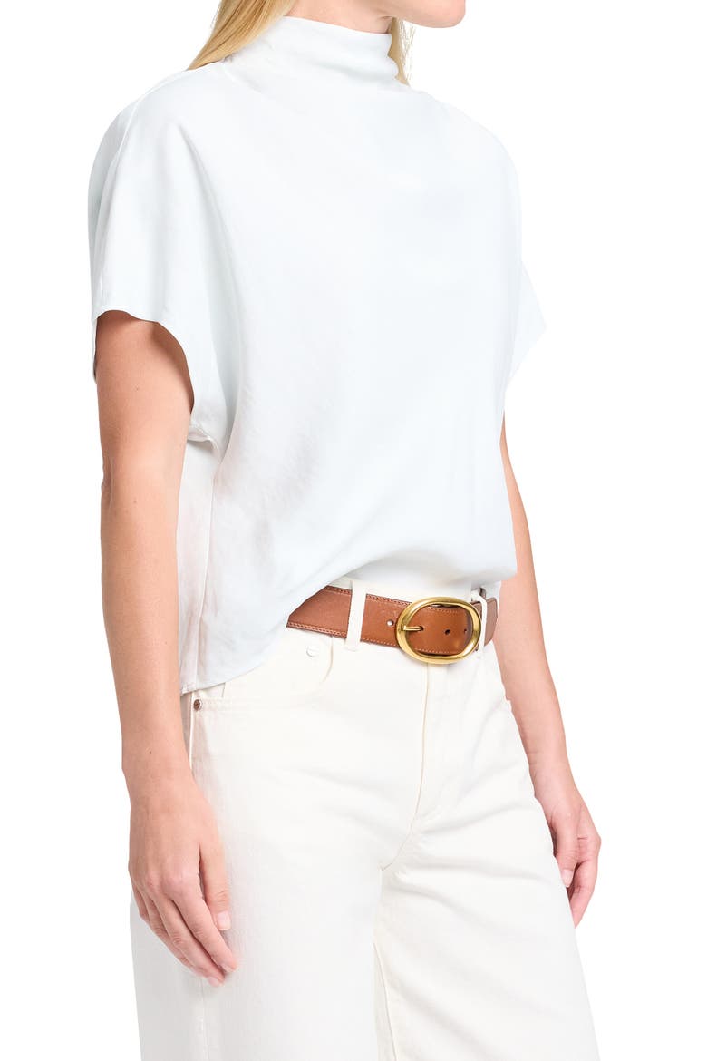 Mock Neck Tee, Alternate, color, BLUE FLOWER