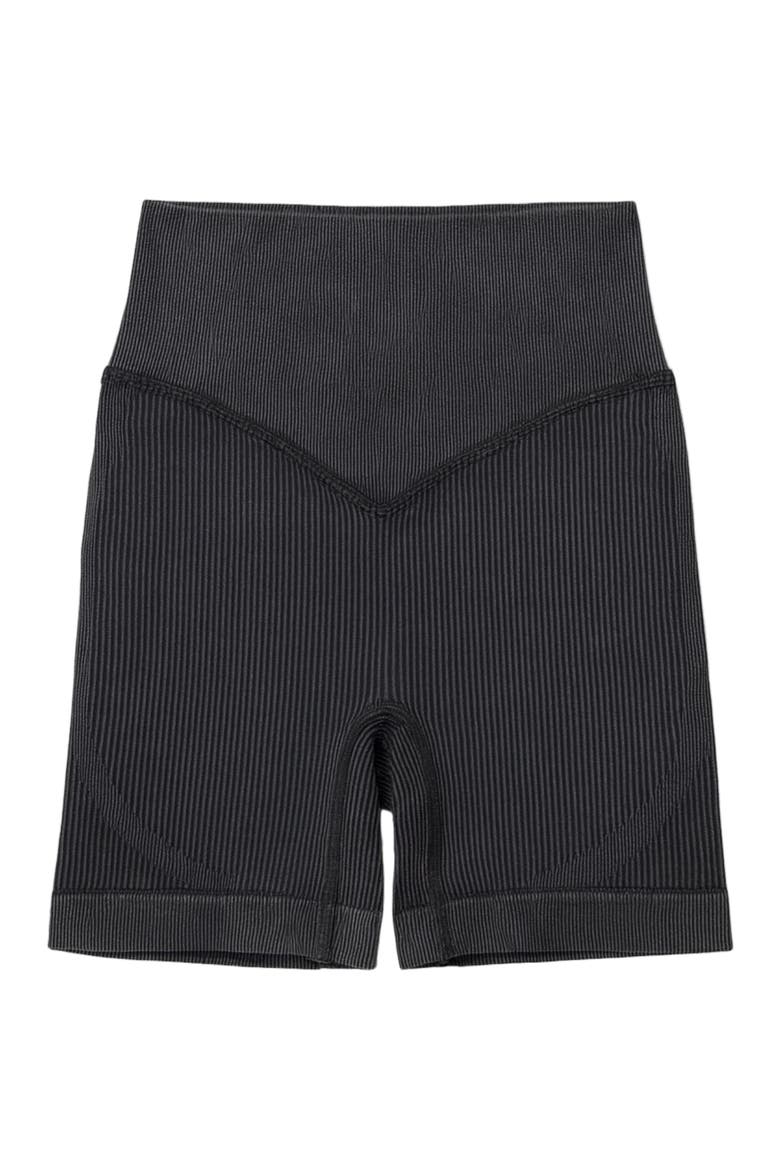 Acid Wash Sports Set - Shorts, Alternate, color, Gray
