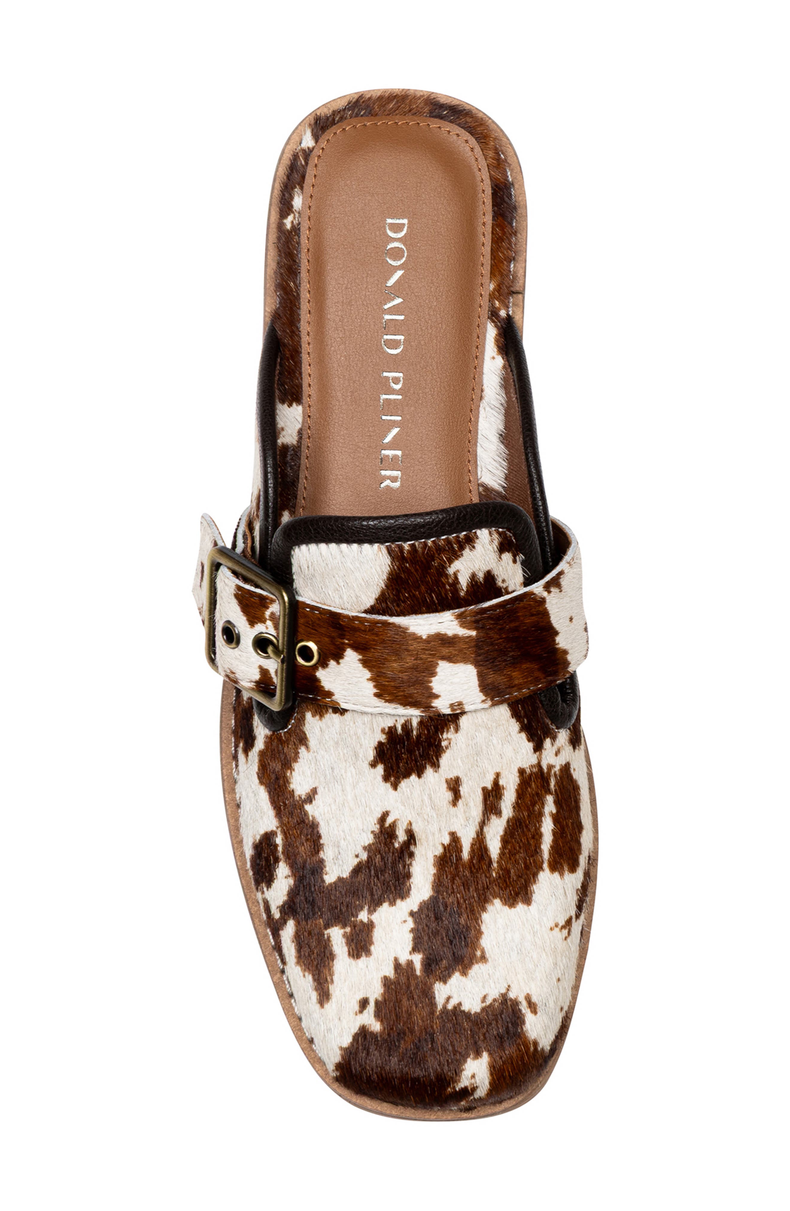 Donald Pliner Sabel Genuine Calf Hair Buckle Mule, Alternate, color, 