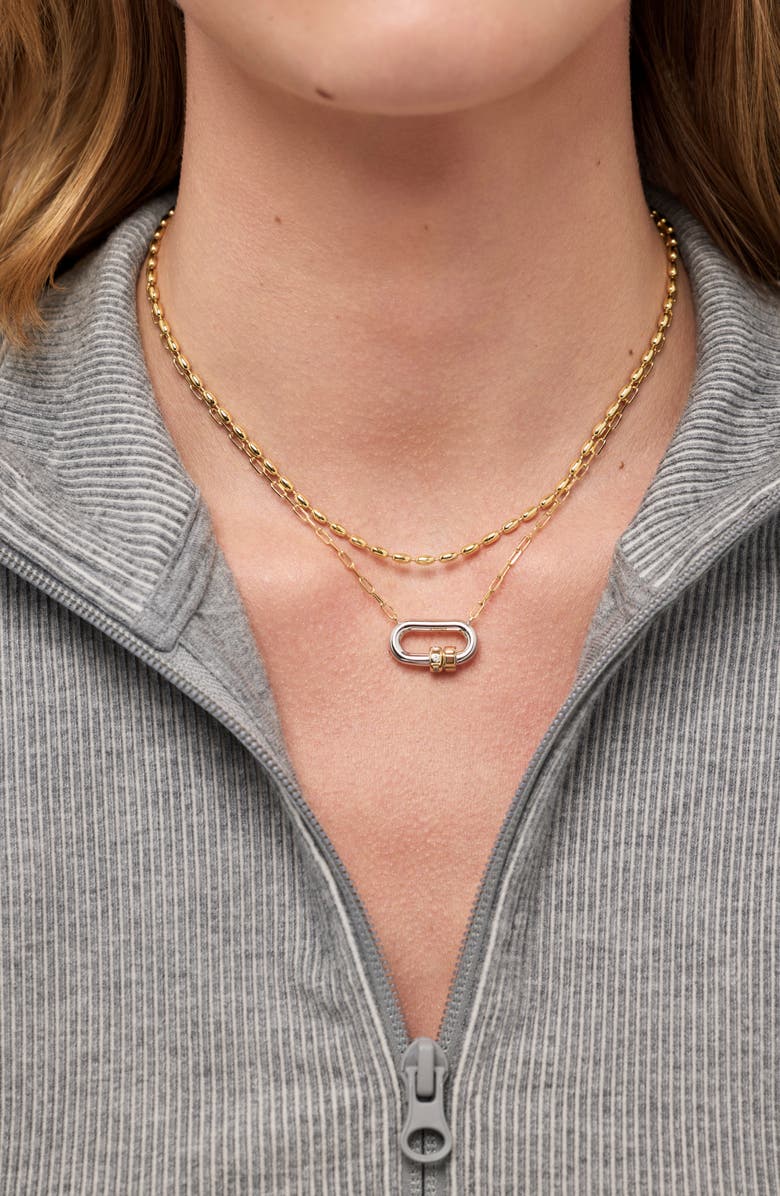 Ana Luisa Cyrus Pendant Necklace, Alternate, color, Gold / Silver