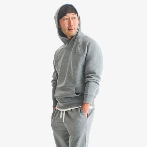 Primary Adult Cozy Fleece Pullover Hoodie In Black
