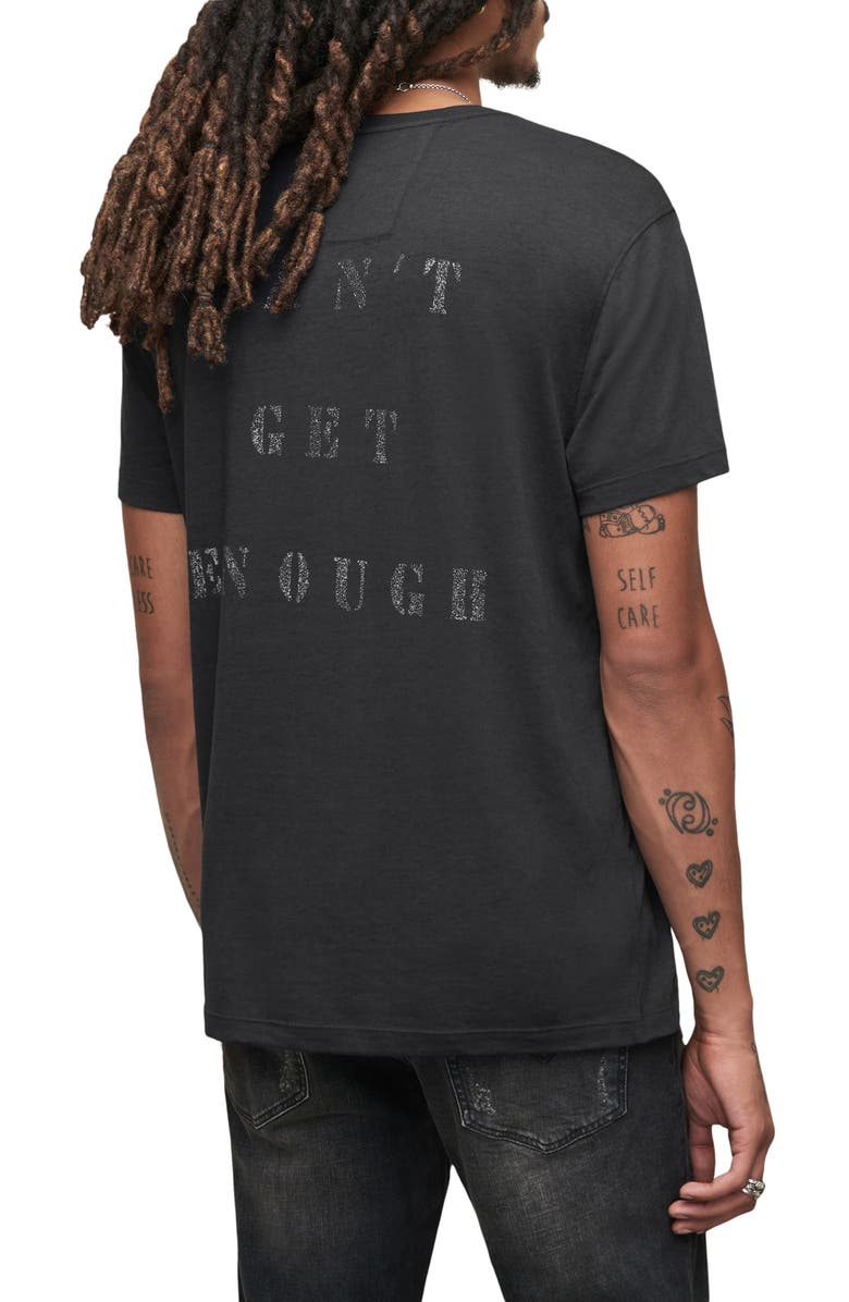 John Varvatos Bad Company Graphic Tee, Alternate, color, Black