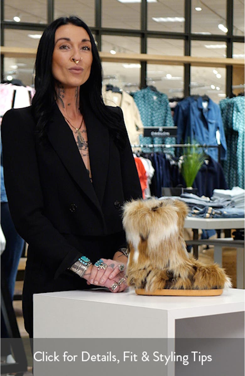 Nadianna Faux Fur Bootie, sales video thumbnail