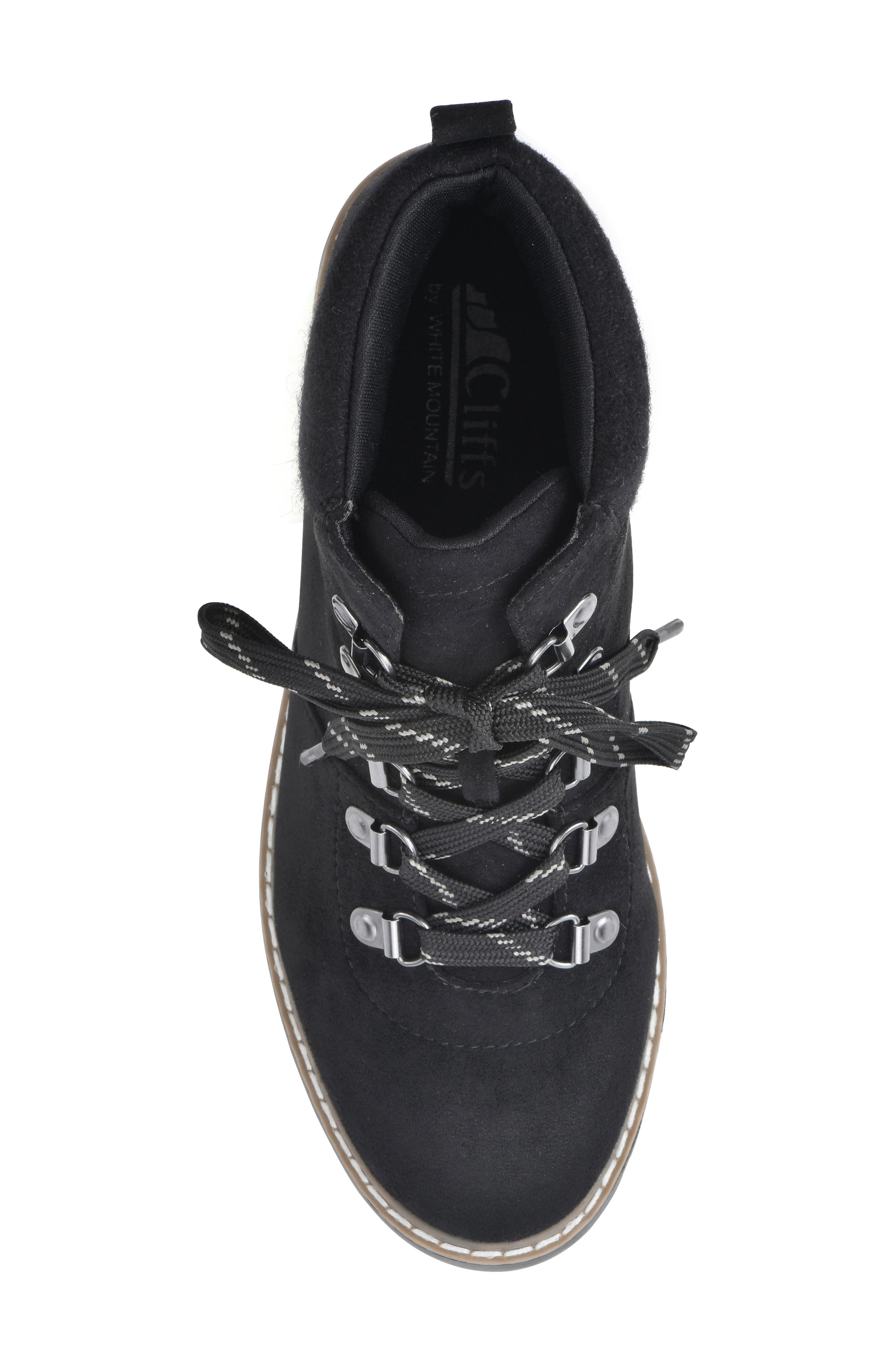 CLIFFS BY WHITE MOUNTAIN Connie Lace-up Lug Sole Boot, Alternate, color, 