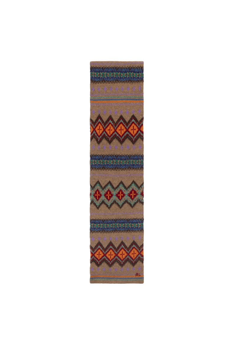 Textured Geo Scarf, Alternate, color, Natural Multi