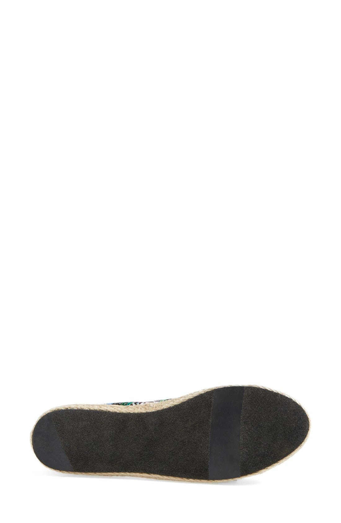 KENDALL + KYLIE Madden Girl 'Poppyy' Espadrille Flat, Alternate, color, FLORAL/ BLACK