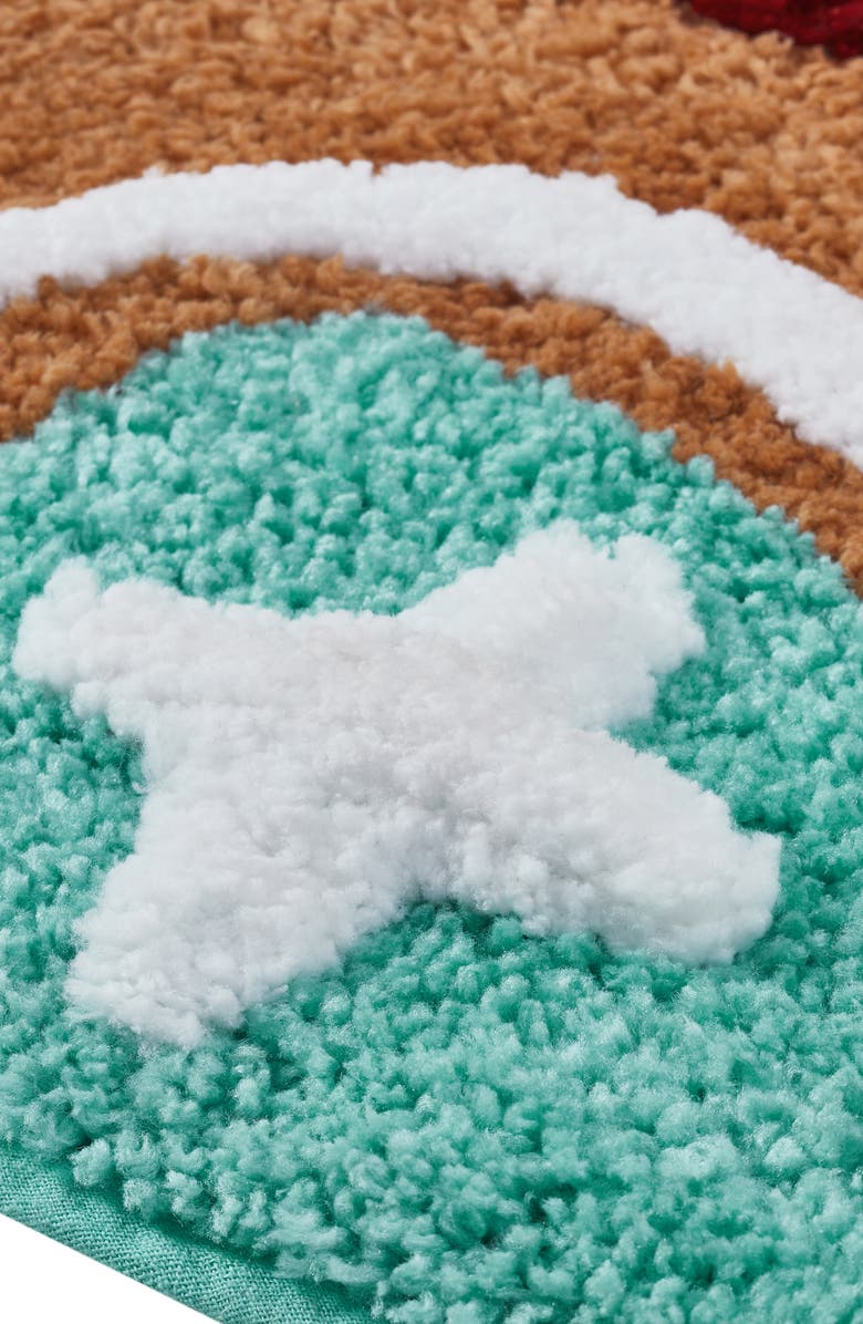 VCNY HOME Gingerbread Man Holiday 2-Piece Set Bath Mat, Alternate, color,