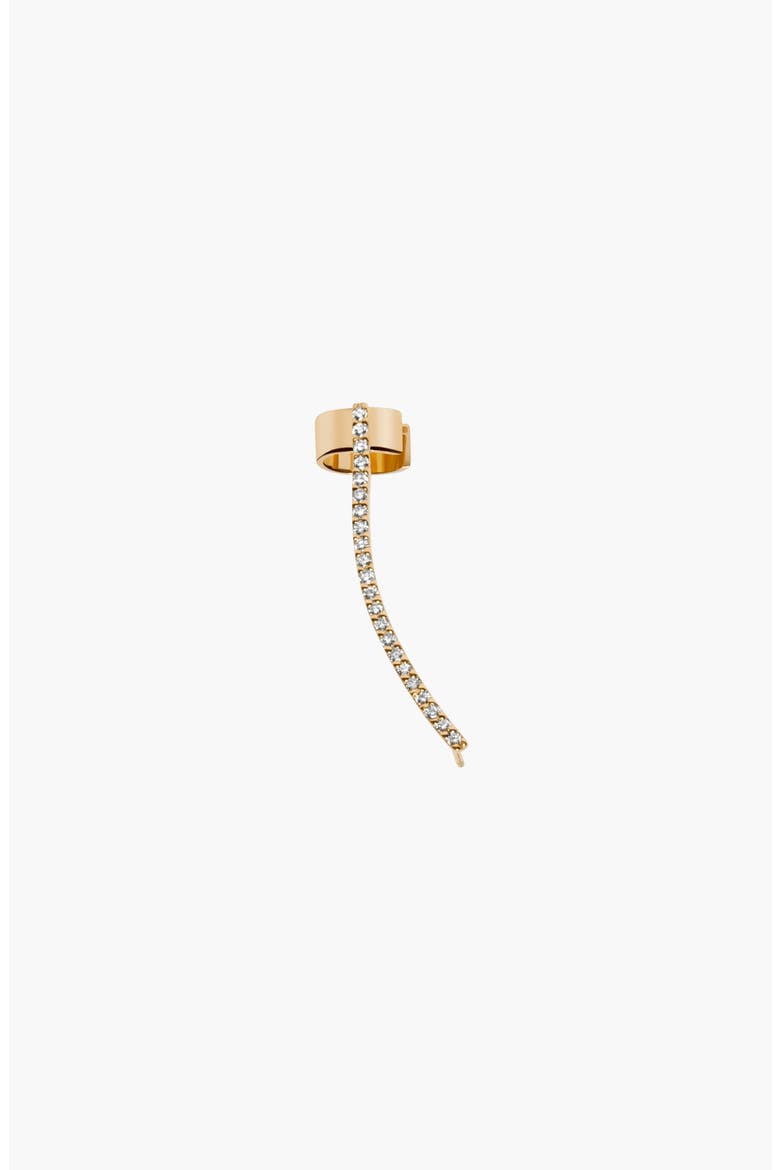 Archival Path Ear Climber Cuff, Main, color, Yellow Gold Vermeil