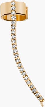 Aurate New York Archival Path Ear Climber Cuff