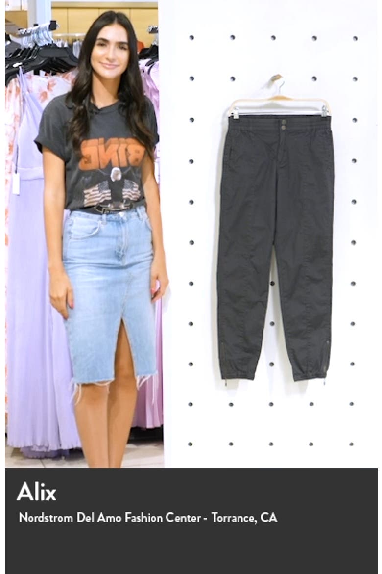 Carmella Zip Cuff Joggers video