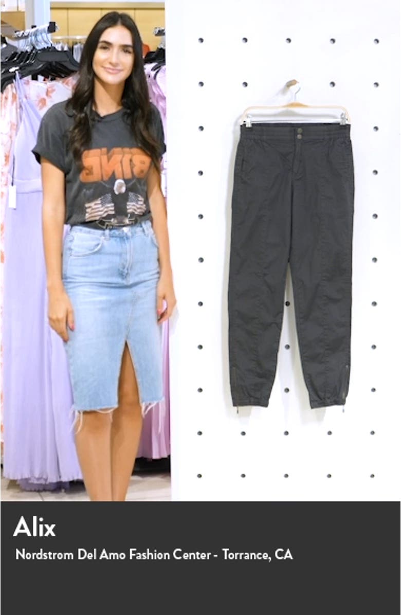 Carmella Zip Cuff Joggers, sales video thumbnail