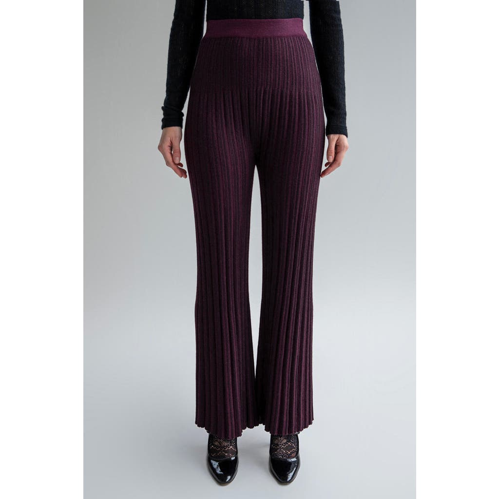 Sskein Marcelle Trousers In Aubergine