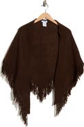 Steve Madden Marled Fringe Triangle Scarf