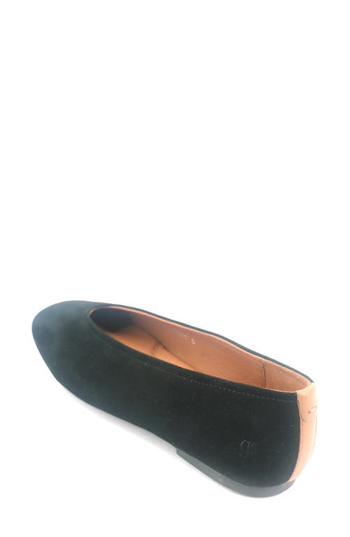 Gentle Souls Willow Woven Flat In Black