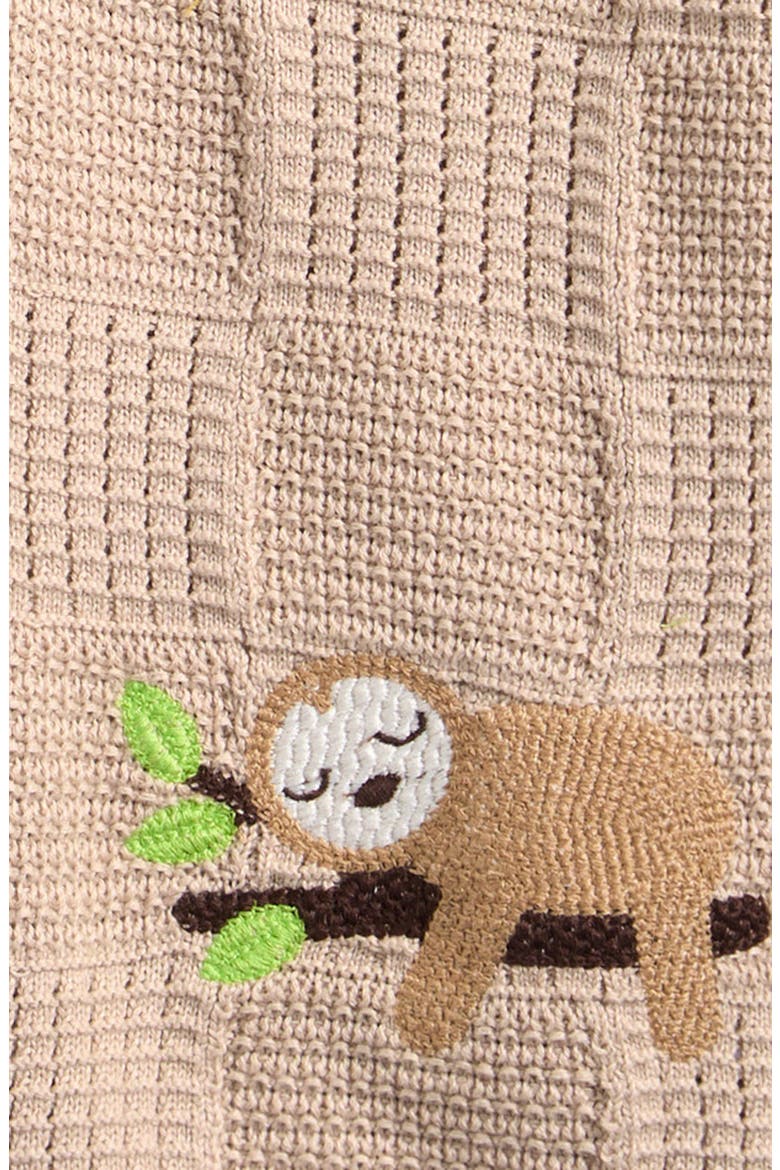 Kids' Embroidered Knit Button-Up Shirt, Alternate, color, NEUTRAL