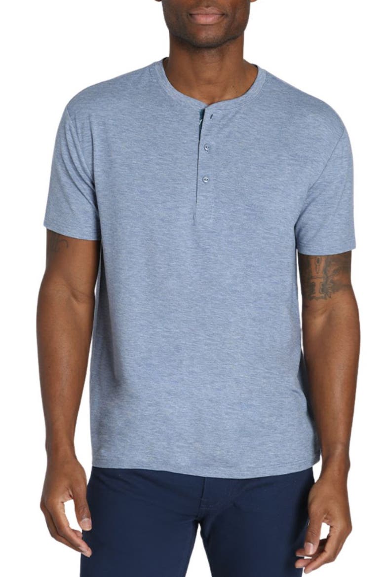Henley T-Shirt, Main, color, BLUE