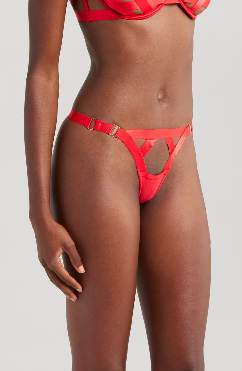 Bluebella Ariana Thong, Alternate, color, Red