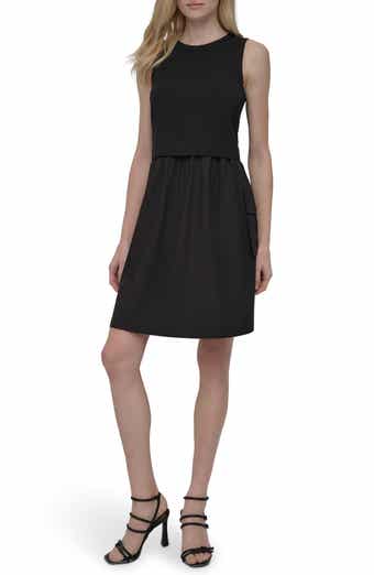 DKNY ★【フレアドレス】Sleeveless Tiered Midi Dress DKNY Sleeveless Tiered Midi Dress | Nordstromrack