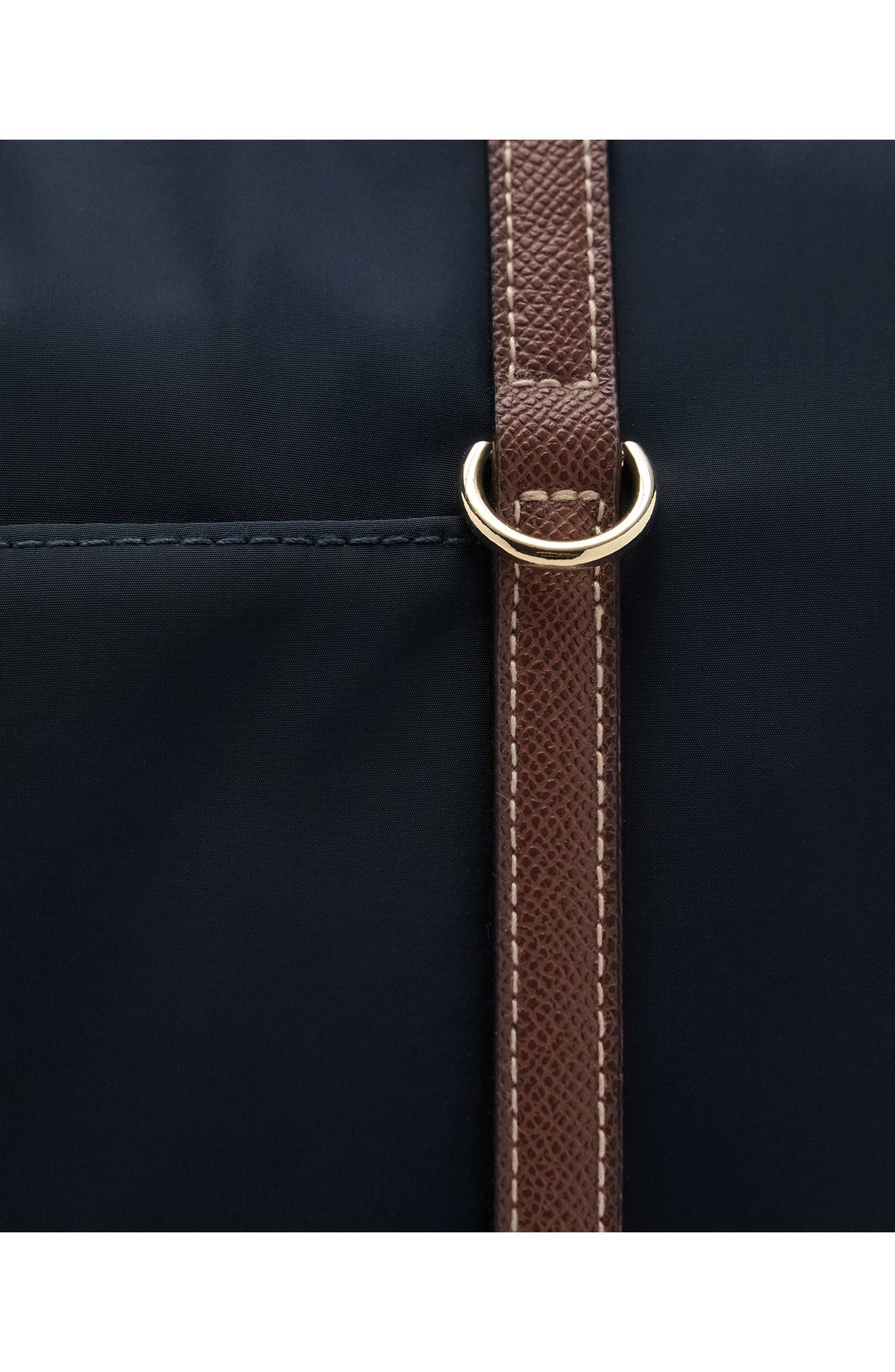MANGO Nylon Shopper Bag, Alternate, color, Navy