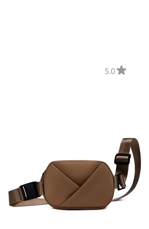 Lux and Nyx Origami Sling Bag and Belt Bag For Women in Sepia at Nordstrom