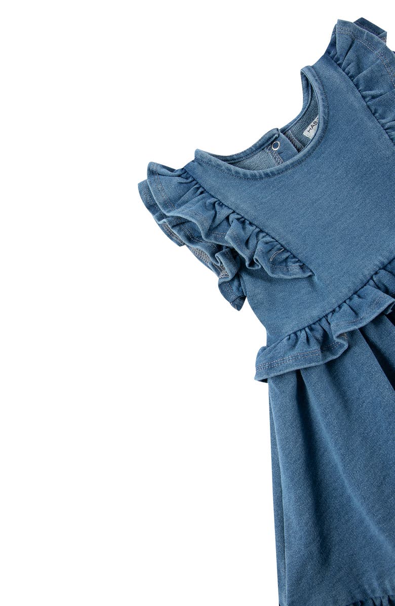 Habitual Kids Flutter Ruffle Cotton Blend Dress, Alternate, color,