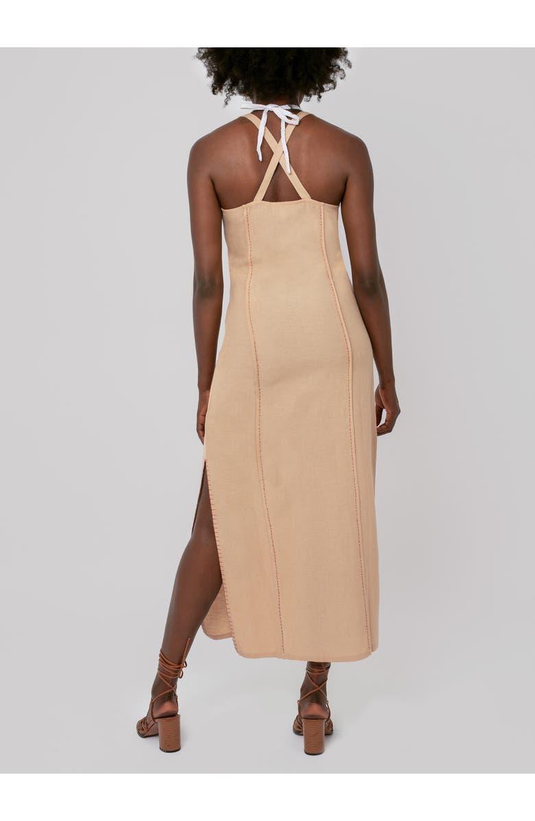 Haveli Kavya Midi Dress, Alternate, color, Beige