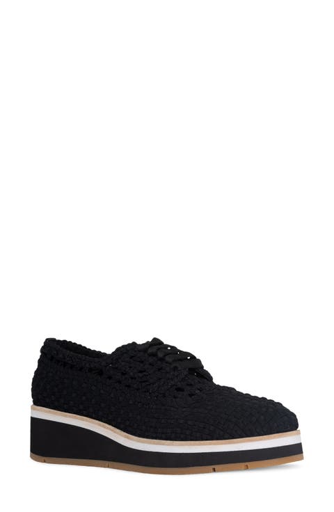 Basketweave Wedge Sneaker (Women)