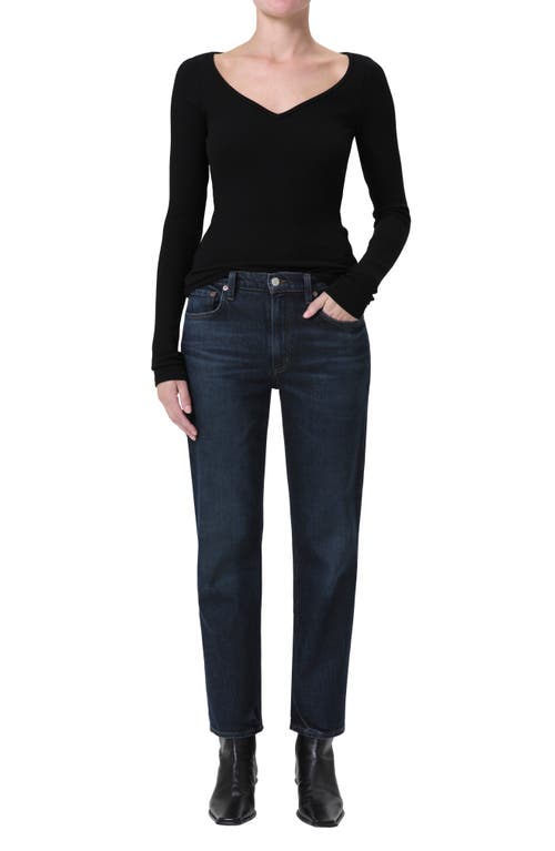 Agolde Kye High Waist Ankle Straight Leg Jeans In Anthem