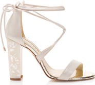 Freya Rose Flora Ankle Strap Pearl Heel Sandal