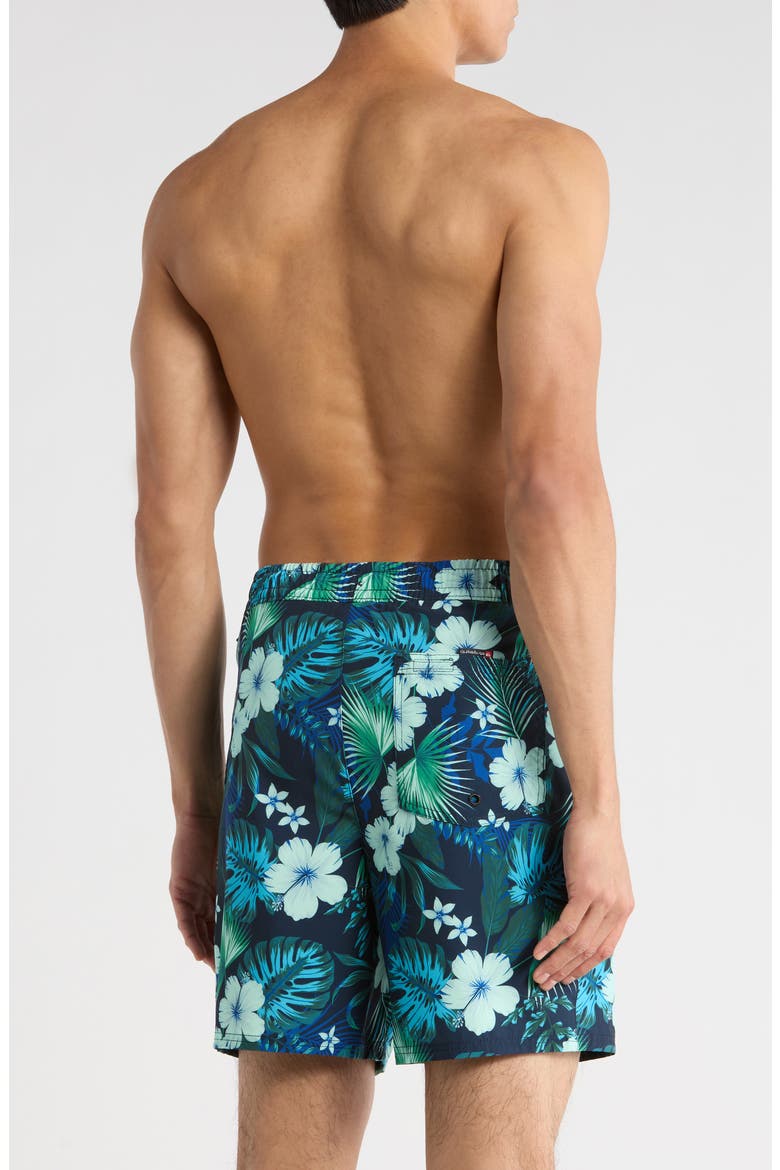 Summer Volley Swim Shorts, Alternate, color, TOTAL ECLIPSE