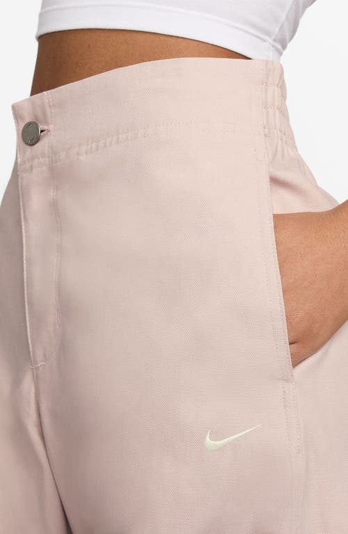 Nike Sportswear Street Barrel Leg Pants In Pink