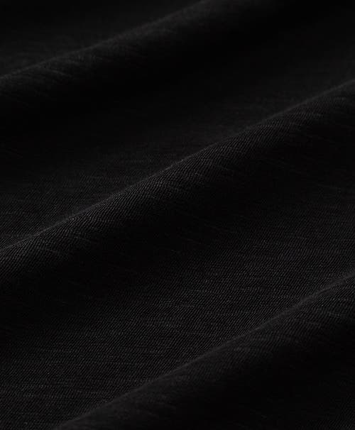Pact Organic Cotton Featherweight Slub V-neck Tee In Black