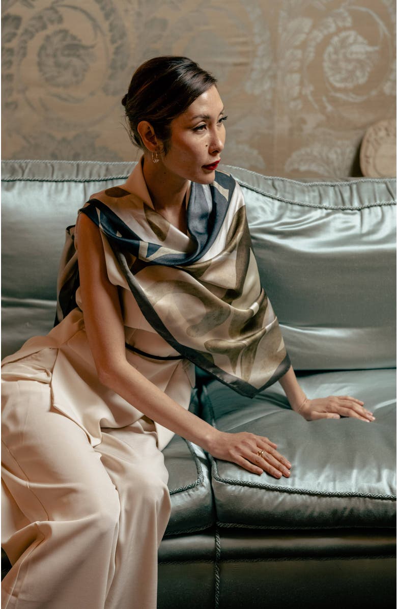 Elizabetta Livia - Silk Scarf Shawl for Women, Alternate, color, 