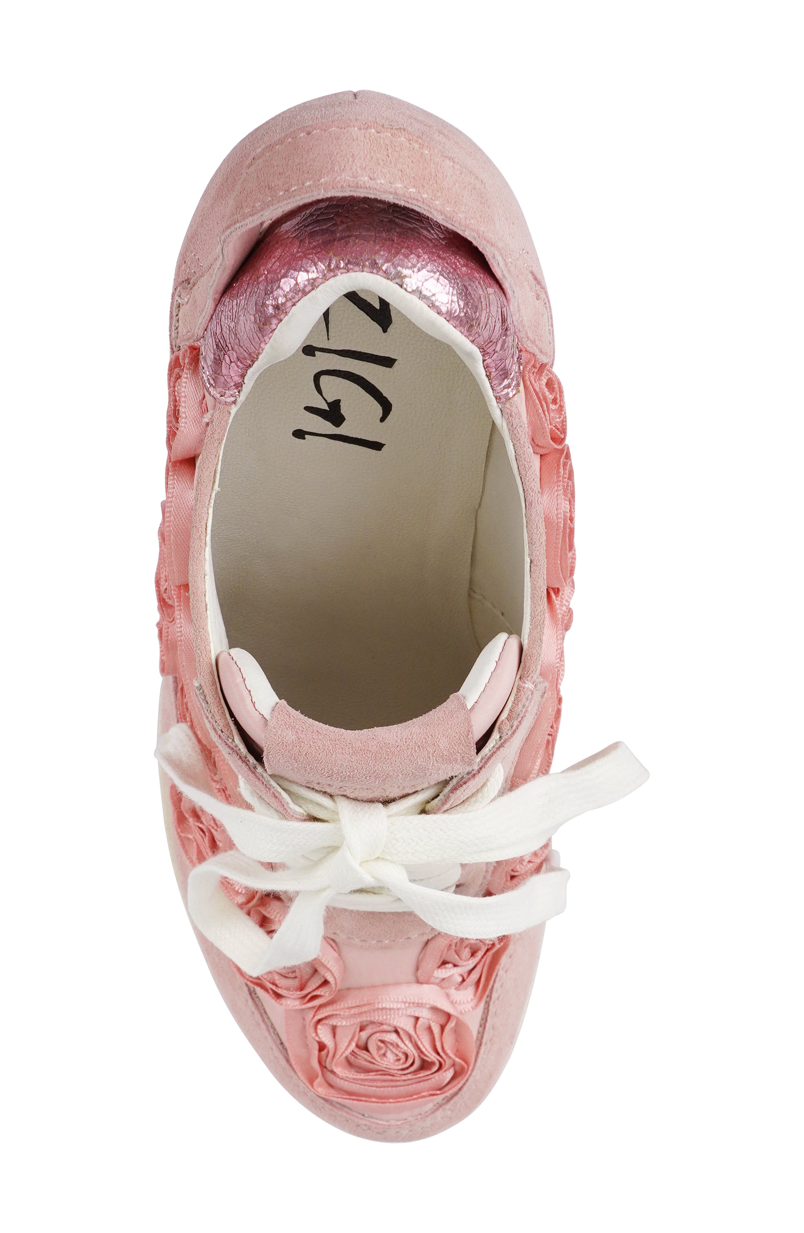 ZIGI Limber Platform Sneaker Pump, Alternate, color, Red