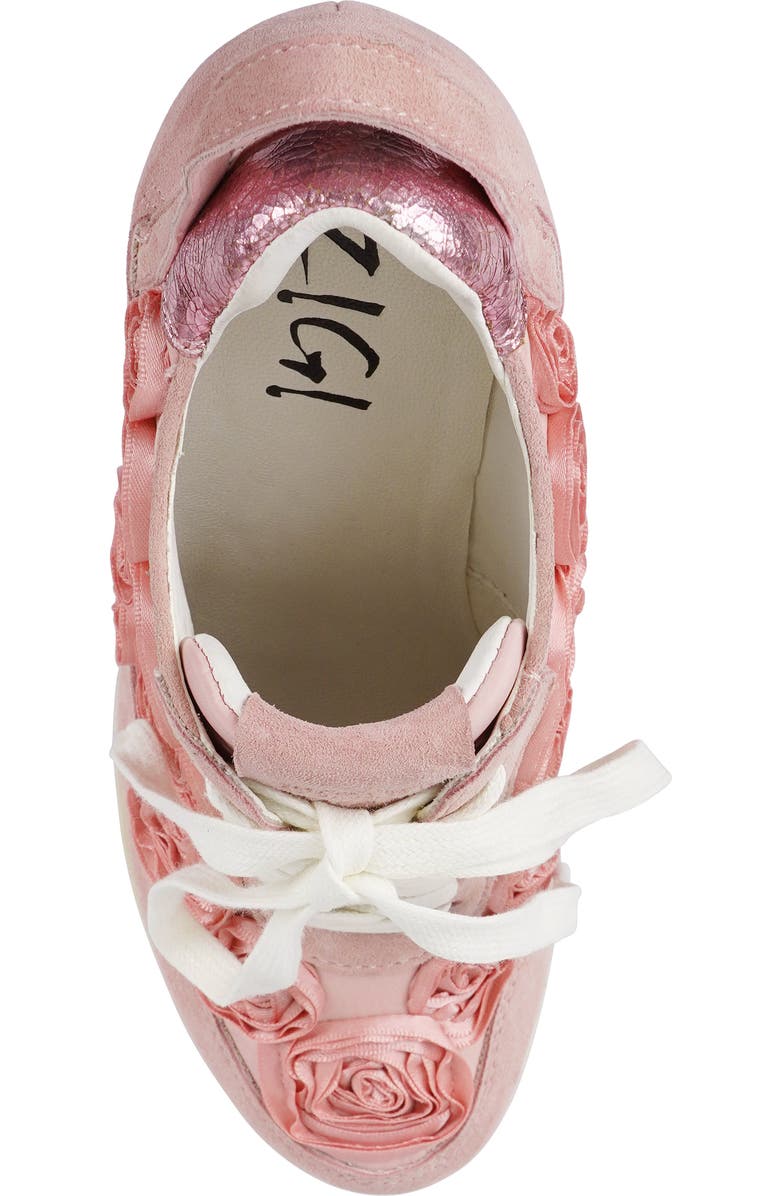 ZIGI Limber Platform Sneaker Pump, Alternate, color, Red