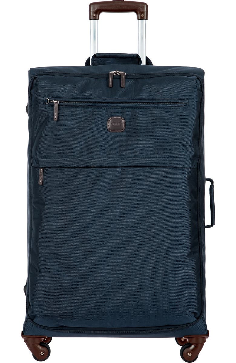 Bric's 30" Nylon Spinner with Frame Suitcase, Main, color, Blue/Dark Brown