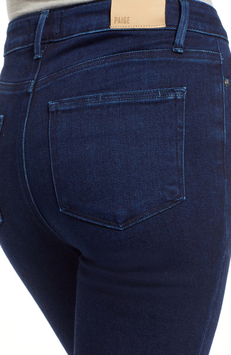 PAIGE Cindy High Waist Crop Straight Leg Jeans, Alternate, color, Nomadic