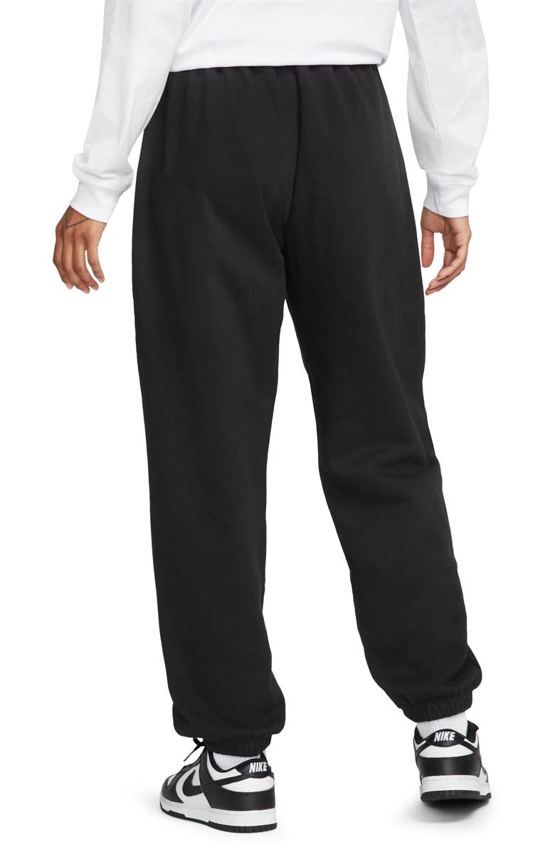 Nike Sportswear Club Fleece Sweatpants, Alternate, color, Black/ White