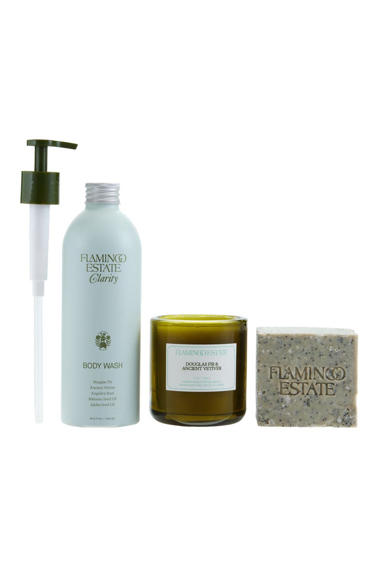 Douglas Fir & Peppermint Morning Set, Main, color, GREEN