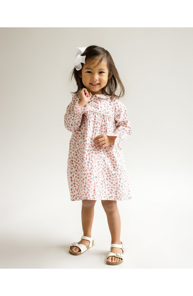 Cuclie Colette Peter Pan Collar Dress, Alternate, color, Pink Multi