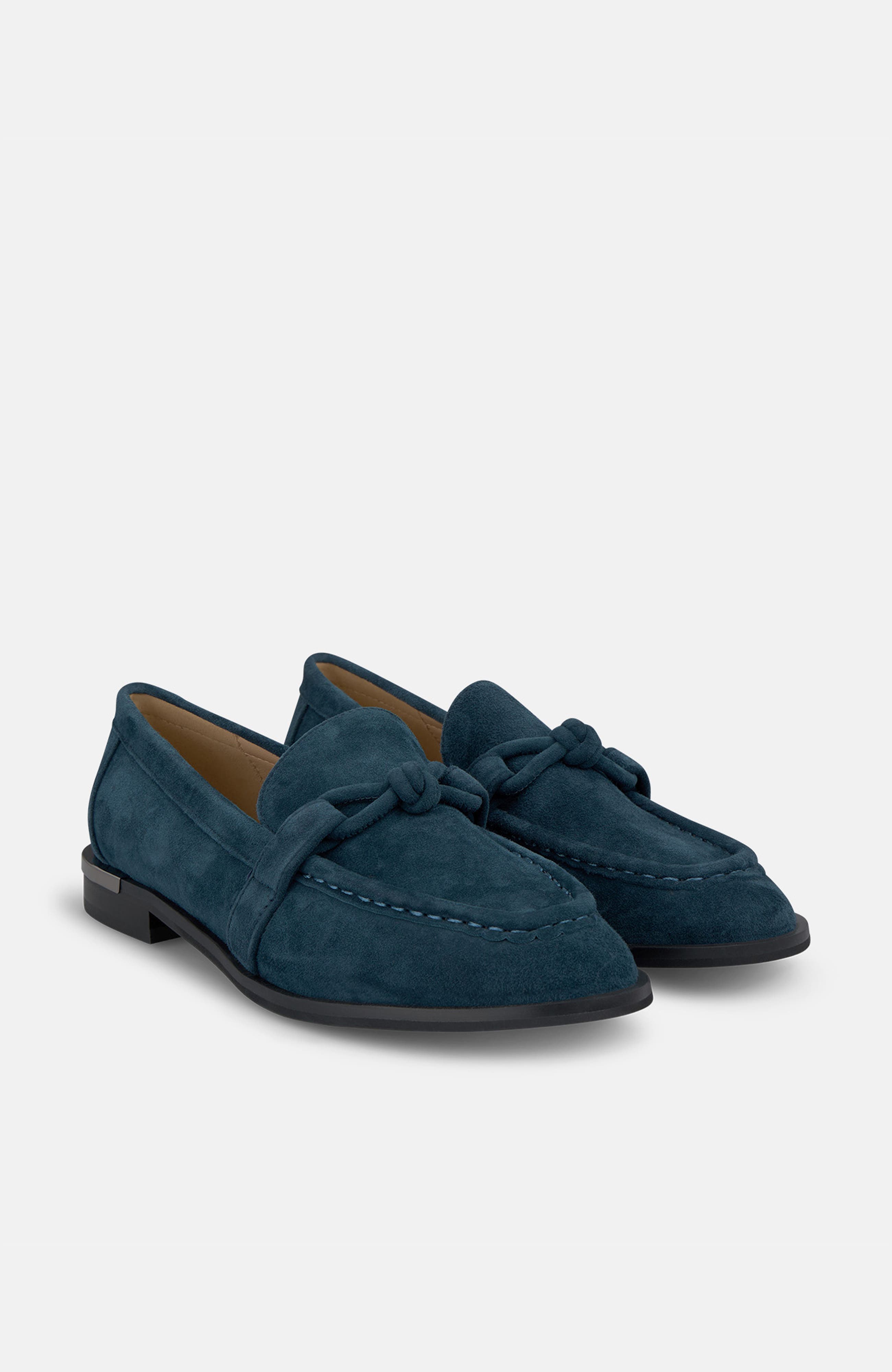 Loafer Knot Detail, Main, color, Navy
