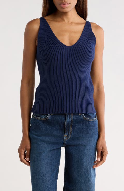Edith Cotton Sweater Tank