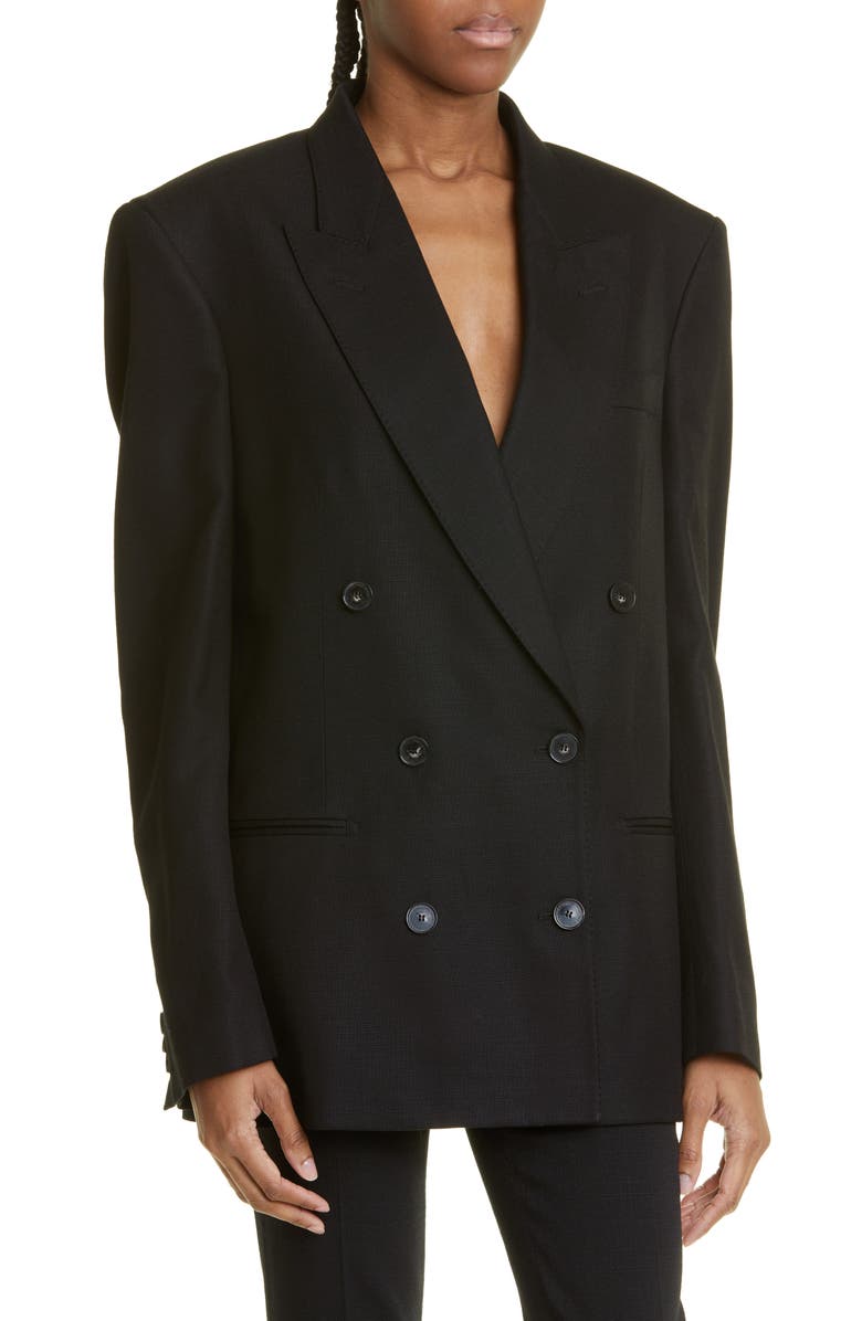 Stella McCartney Oversize Double Breasted Jacket, Alternate, color,